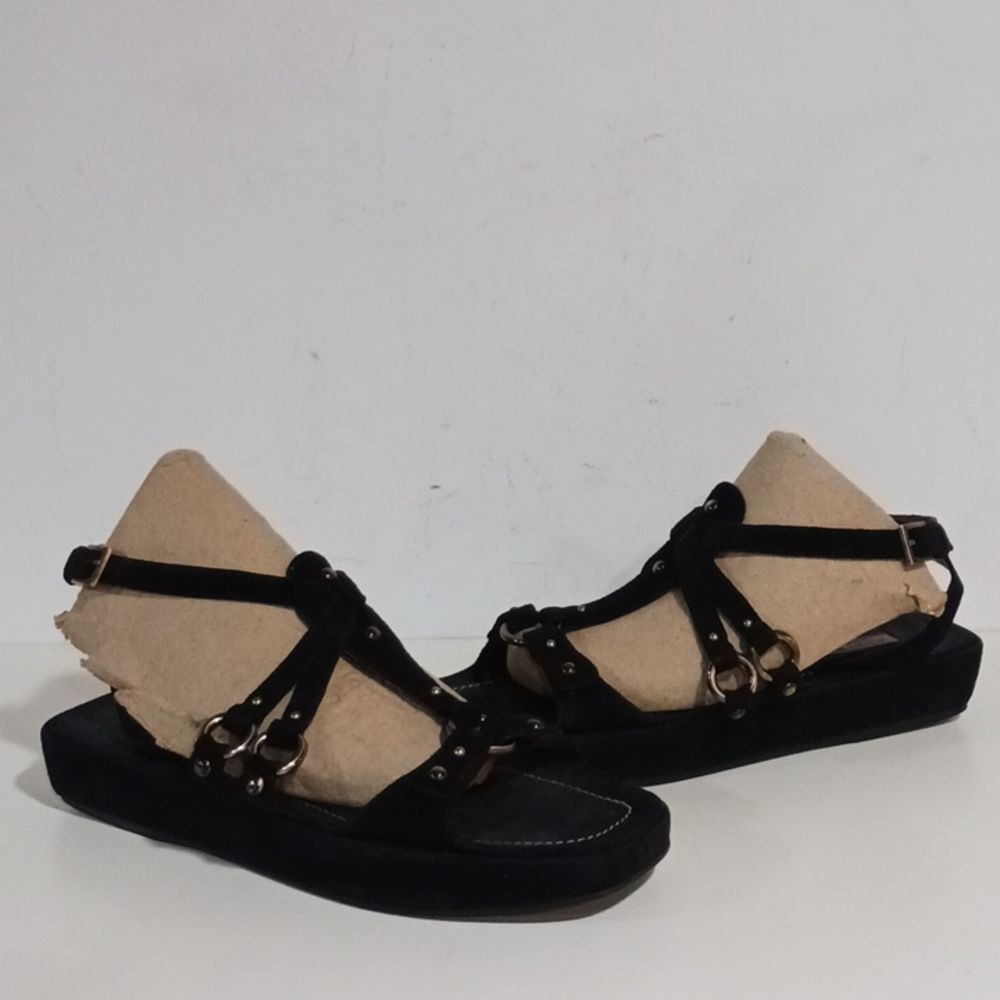 Alaia suede square toe sandals size 6.5